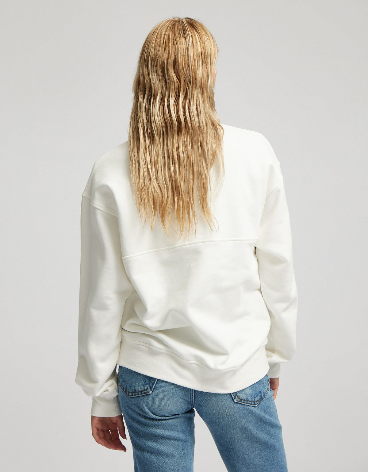 Organic Quarter Zip - Sapphire Blue