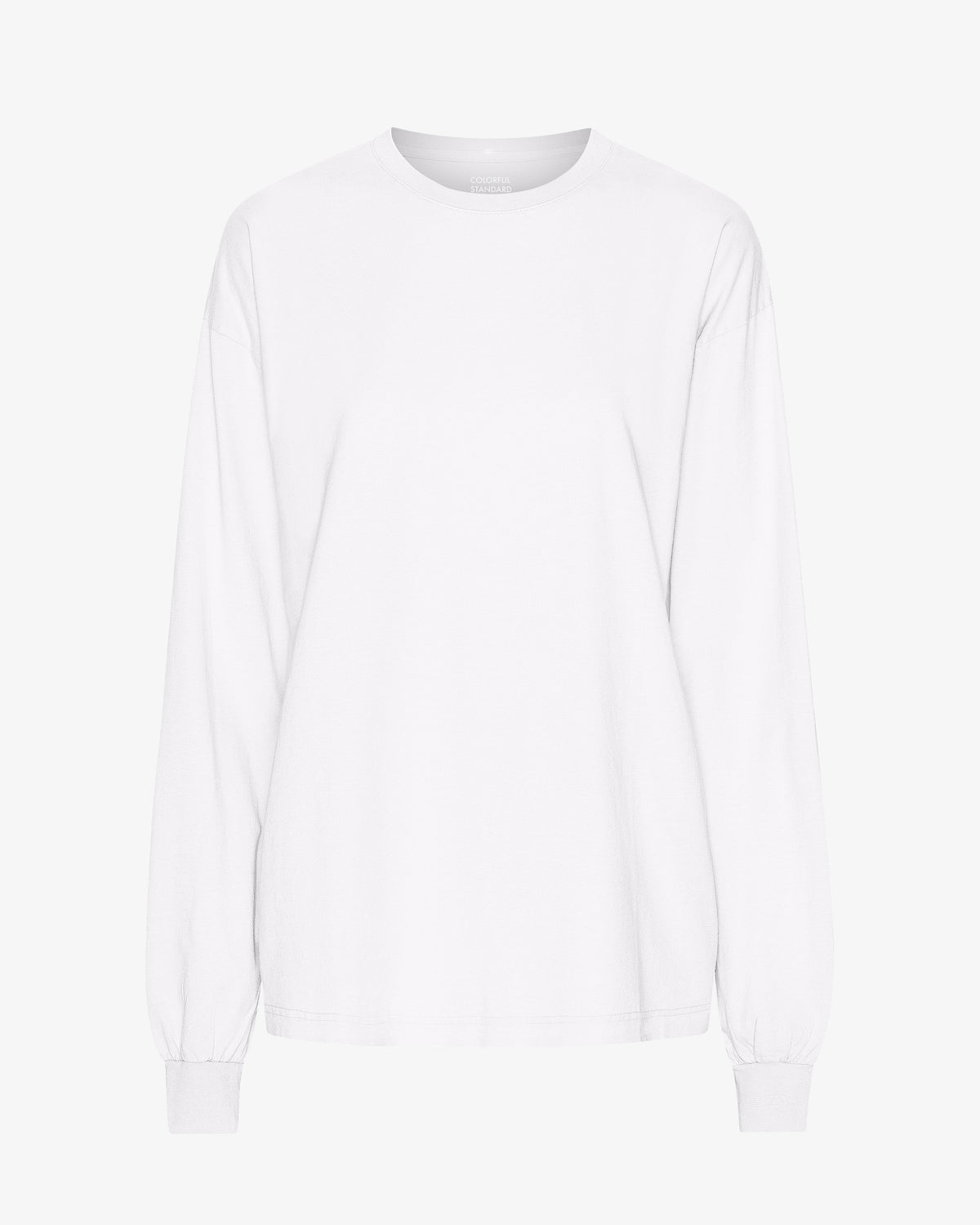 Oversized Organic LS T-Shirt - Optical White