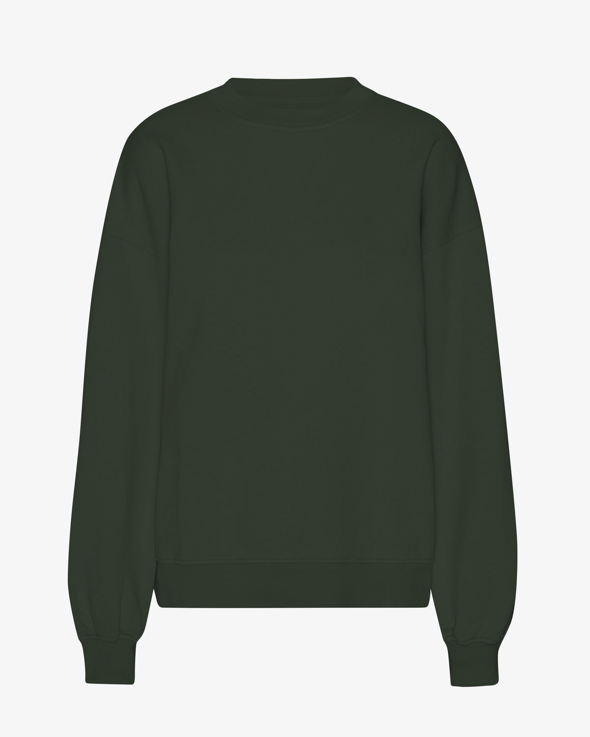 Organic Oversized Crew - Hunter Green