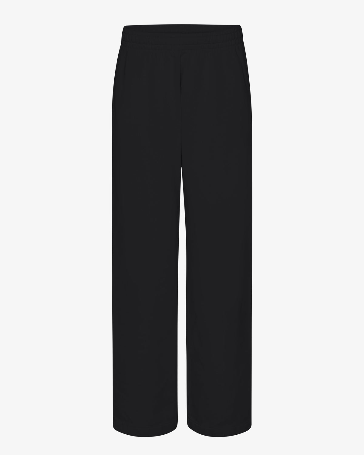 Organic Straight Leg Sweatpants - Deep Black
