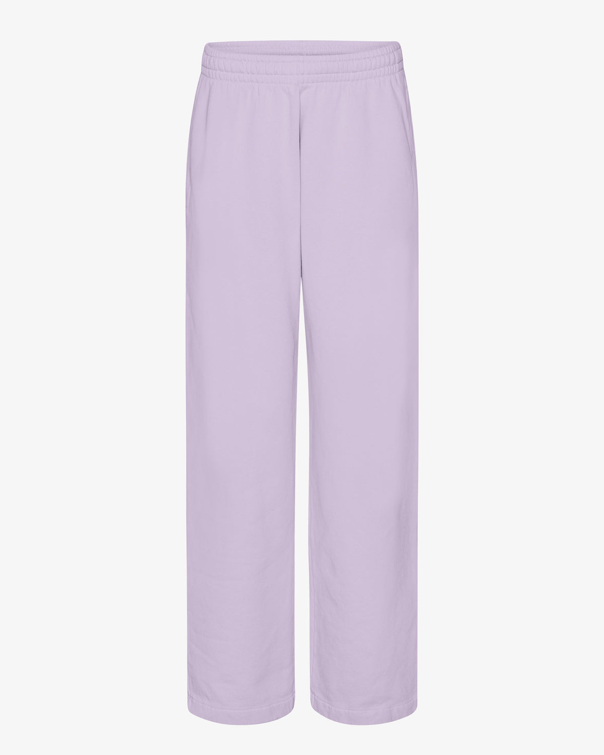 Organic Straight Leg Sweatpants - Soft Lavender