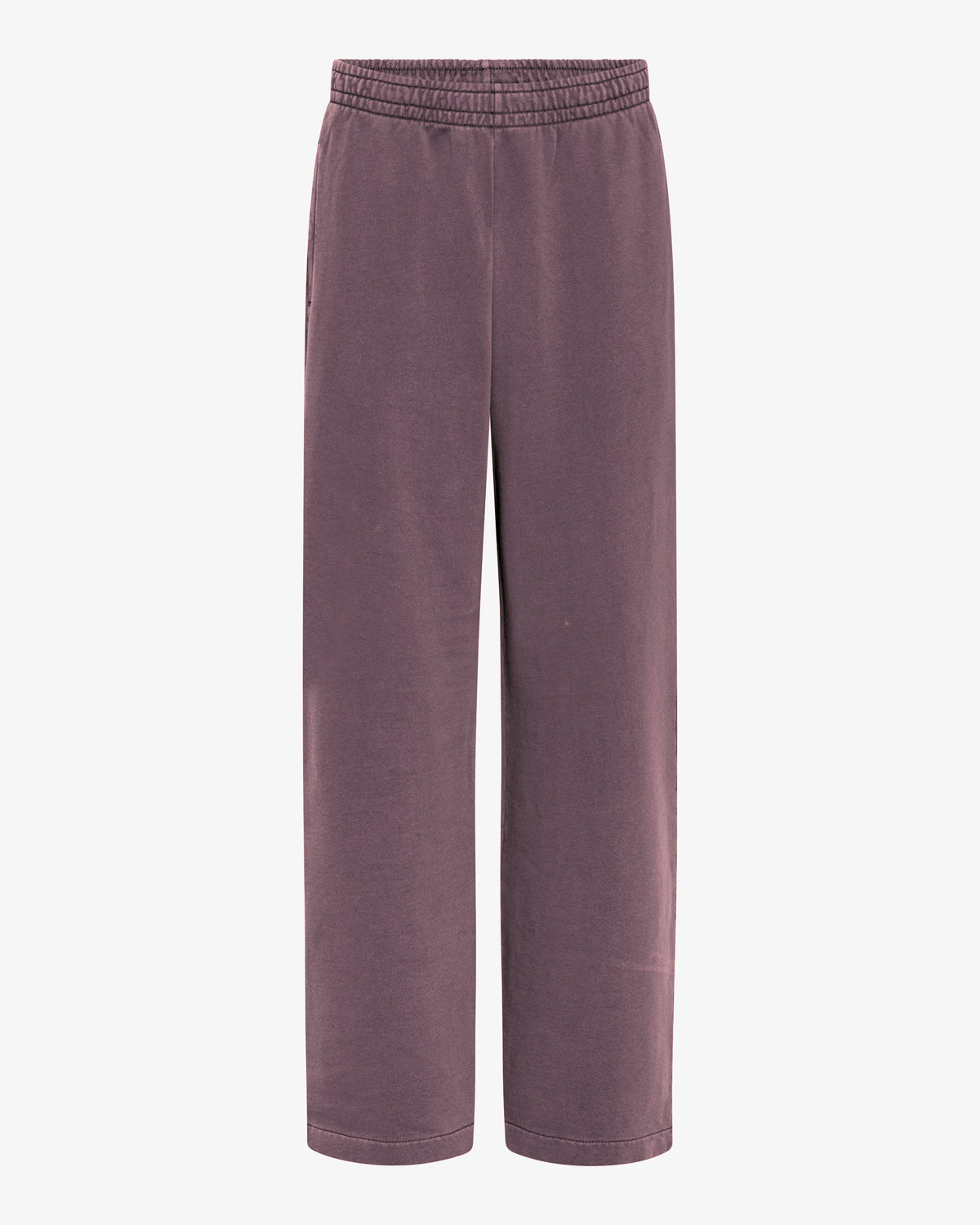 Organic Straight Leg Sweatpants - Faded Grape