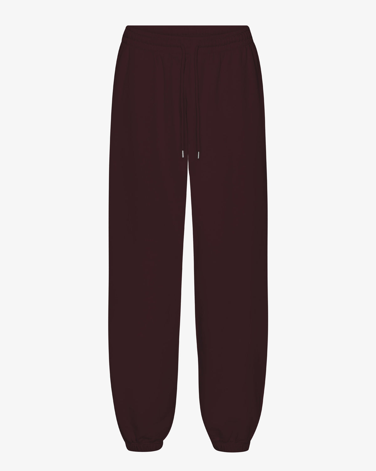Organic Relaxed Sweatpants - Oxblood Red