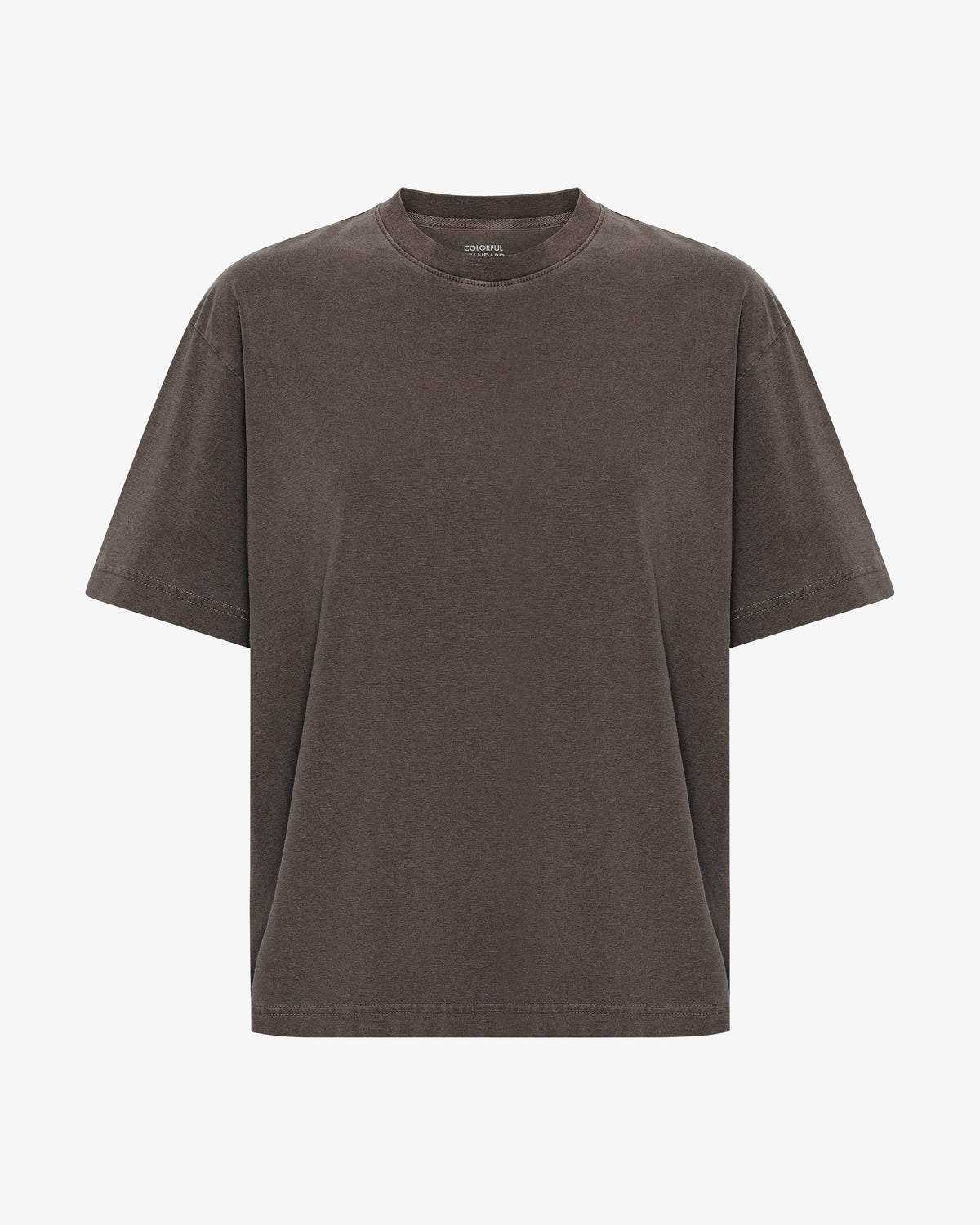 Oversized Organic T-Shirt - Faded Mud