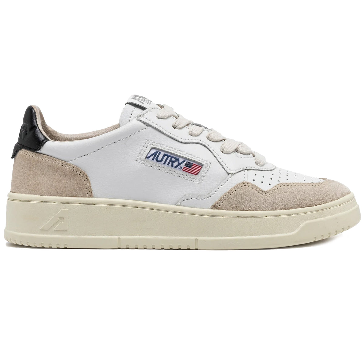 Autry Medalist Low Sneaker - White/Black