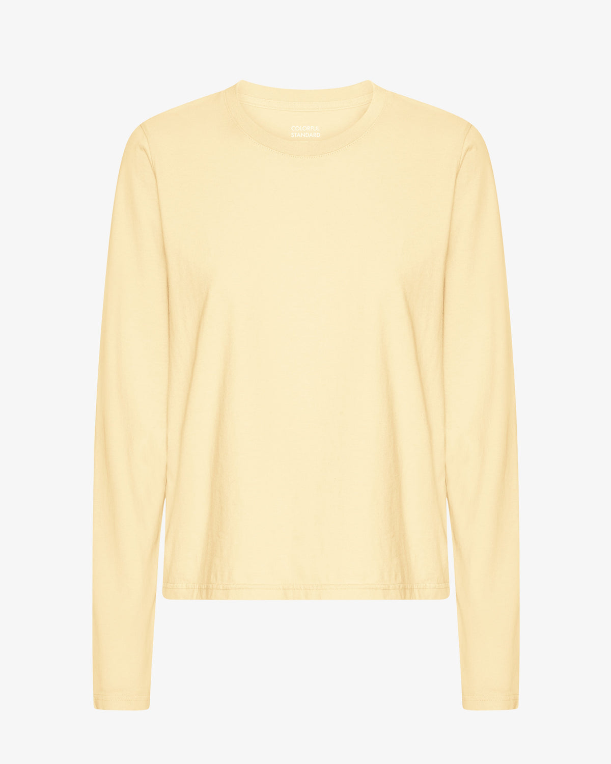 Women Organic LS T-Shirt - Soft Yellow