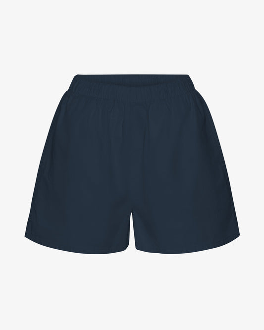 Women Organic Twill Shorts - Navy Blue