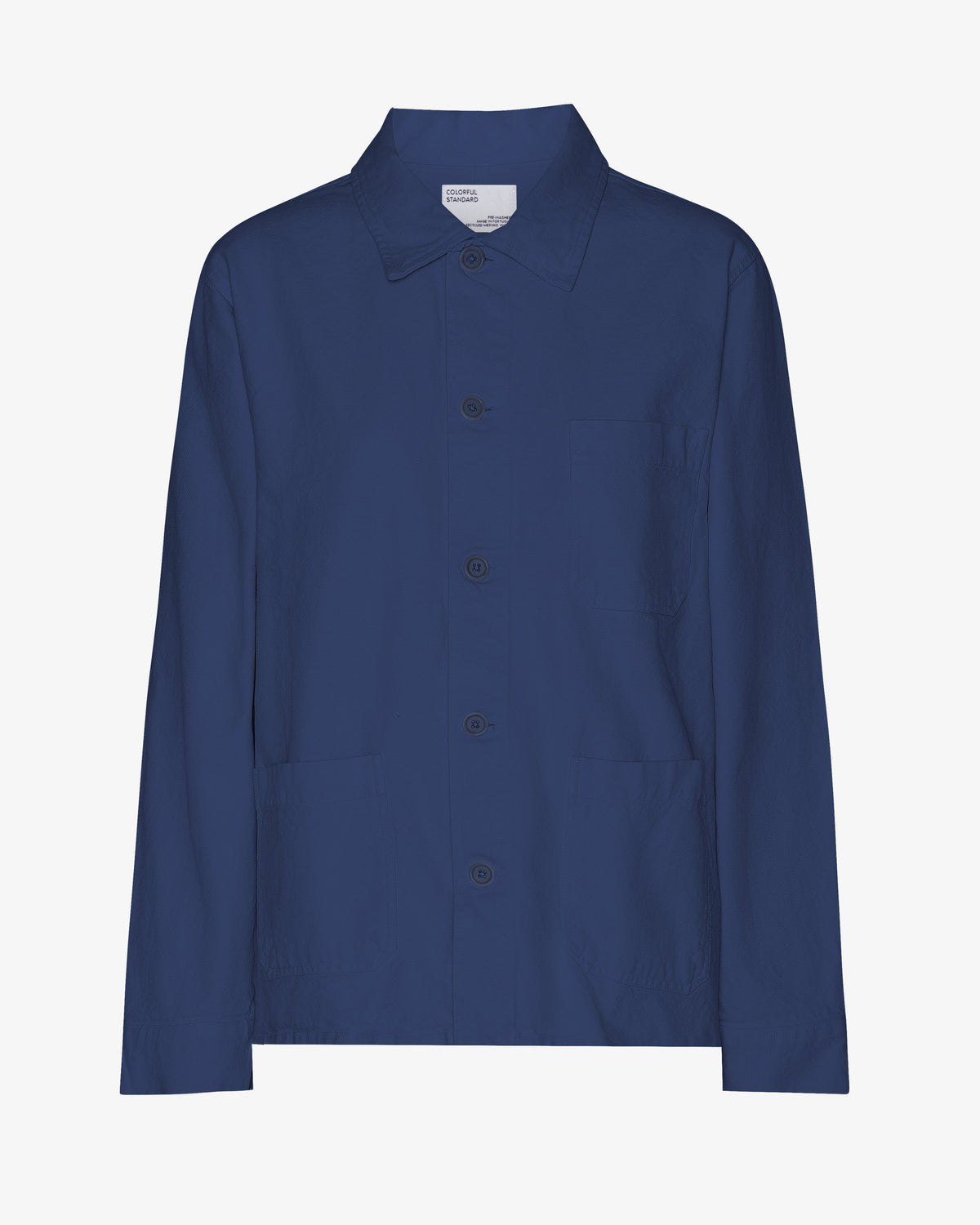 Organic Workwear Jacket - Marine Blue
