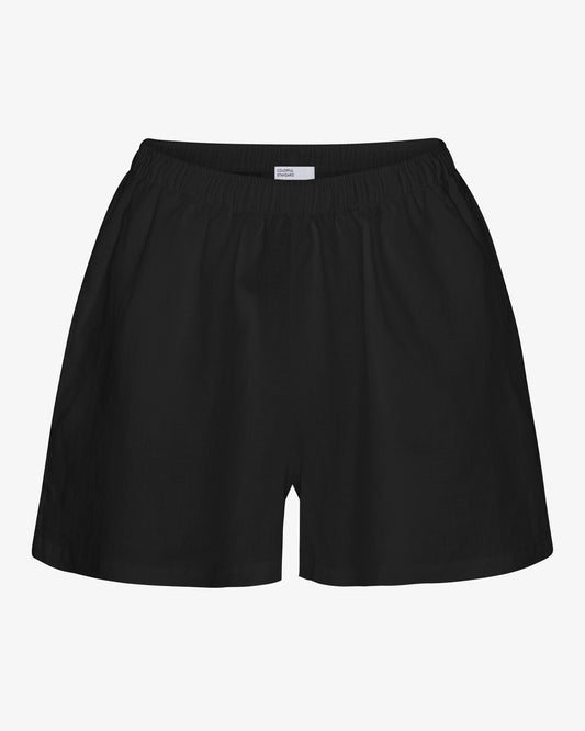 Linen Shorts - Deep Black